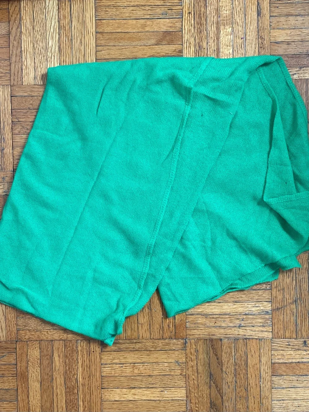 100% Cashmere Apple Green Statement Scarf from Autumn Cashmere